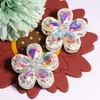 Nuevas Cuentas Sueltas Florales Tridimensionales Doble Cara Doble Capa con Agujero Recto para Cadenas de Teléfono, Llaveros, Cadenas de Bolsos y Accesorios de Joyería DIY