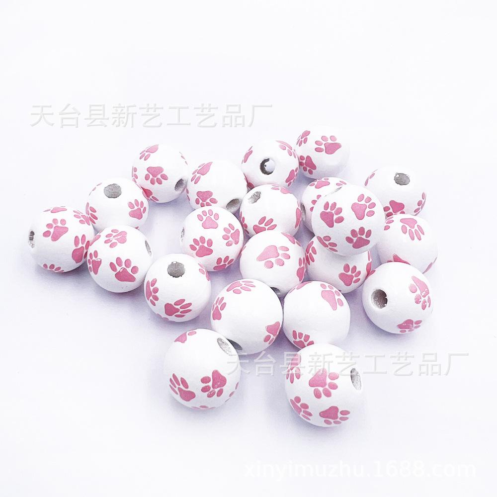 白底粉色8爪