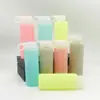 Taza de Gelatina de Vidrio de Borosilicato Multicolores Dopamina Botella de Agua con Funda de Silicona Deportiva Taza de Coche Portátil Taza de Agua Práctica