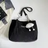 Bolso grande de estilo coreano para mujer, nueva colección otoño 2026, bandolera simple y a la moda para estudiantes, adecuado para la escuela y el trabajo