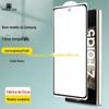 Para Samsung GALAXY Z FOLD5 Tela Cheia Fosco Temperado Película Z FOLD5 Tela de Seda Quadro Branco Película de Vidro