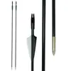 Flechas de Tiro con Arco Transfronterizas Flechas de Fibra de Vidrio de 6 mm para Práctica de Tiro con Arco Arco Recurvo Arco Recto Flechas de Práctica Venta al por Mayor