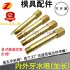 Bico de Água para Resfriamento de Molde de Plástico JTW1-100 Tubo de Resfriamento Conector de Água Aço Inoxidável Rosca Interna e Externa Bico de Água Estendido JTWS