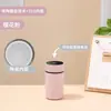 Mini Termo de Cerámica, Taza de Agua Compacta y Portátil, Taza de Té, Logo 200ml, Se Ve Bien al Beber Té Sobre la Marcha