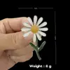 Broche de Liga de Metal Floral Elegante Europeu e Americano Transfronteiriço Cheio de Diamantes, Broche de Pino de Girassol Grande e Exquisito Personalidade Exagerada com Artesanato Pesado