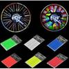 12 Tiras Refletivas para Raios de Bicicleta Hot Wheels Fio de Aço de Fixação de Tira Refletiva Acessórios de Equipamento para Bicicleta
