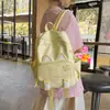 Mochila de Gato Desenho Animado Fofa para Meninas, Mochila Escolar para Alunos do Ensino Fundamental, Mini Mochila Leve, Estilo Japonês, Simples, Leve e Confortável
