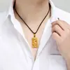 Ábaco Dorado de Arena de Hada Antigua Colgante de Dragón Collar de Dragón Zodiacal Cadena de Lana Colgante de Este Año Accesorios para Colgantes Joyería DIY Colgante