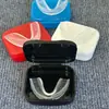 Caja de Almacenamiento para Protector Bucal de Boxeo, Equipo de Protección para Taekwondo Sanda, Almacenamiento de Aparatos Dentales, Equipo de Protección Profesional, Fábrica Fuente Deportiva