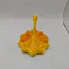 Estrela de Fidget Impressa em 3D Torre de Cenoura Poligonal Dobrável Brinquedo Educacional Infantil Ornamento Espiral Atacado