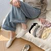Nuevos calcetines náuticos de estilo coreano de primavera y verano 2024 con punta de onda pequeña, calcetines transpirables, pequeños calcetines casuales frescos para mujer, lote