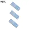 Conjunto de 3 piezas [Combinación transfronteriza] Hebilla de extensión elástica de acero inoxidable de tres filas y dos hebillas, hebilla de extensión elástica, hebilla trasera