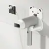 Suporte Criativo de Secador de Cabelo Desenho Animado, Rack de Armazenamento de Secador de Cabelo Sem Furos, Suporte de Parede para Armazenamento de Secador de Cabelo para Banheiro