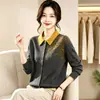 Nueva colección de otoño e invierno: Elegante cárdigan de punto jacquard con cuello alto, diseñado para mujeres de mediana edad y mayores, una prenda exterior elegante