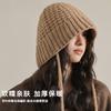 Diseño Original de Jungle Bill Gorro de Lana de Invierno para Mujer Gorro Tejido con Cordones Protección Cálida para los Oídos Gorro Apilable Transfronterizo