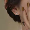 Pendientes de Plata Pura 999 con Forma de Corazón y Zirconita con Lazo para Mujer, Diseño Exclusivo Pendientes Exquisitos, Versátiles para el Trabajo, Accesorios para Orejas