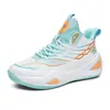 Zapatos de baloncesto populares para adolescentes, amortiguadores, resistentes al desgaste, antideslizantes, transpirables, prácticos para deportes