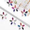 Rombus de Fondo Puntiagudo Marquise Cristal Taladro de Garras con Agujero Cosido a Mano Taladro Base K Blanca DIY Ropa Vestido de Boda Accesorios Hechos a Mano