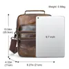 Bolso de Hombro para Hombre NIUCUNZH de Cuero Genuino Capa Superior Piel de Vaca Bolso Cruzado Casual de Negocios Hecho a Mano de Piel de Vaca Bolso para Hombre Venta al por Mayor