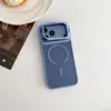 Adequado para Capa de Celular Magnética Apple 17/18Promax iPhone16 Acabamento Fosco Tipo Pele 14 Suporte de Lente Invisível