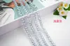 Cuentas Sueltas de Cristal Premium Accesorios para Joyería DIY Cuentas de Vidrio Accesorios para Ropa Chapado Color AB Cristal Brillante Plano