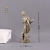 Latão Puro Ornamentos de Mesa das Quatro Belezas Antigas Diao Chan Xi Shi Wang Zhaojun Yang Yuhuan Artesanato em Bronze Esculpido Ornamentos