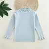 Capa Base para Niñas 2026 Otoño/Invierno Nuevo Delgado Elástico Ajuste Delgado Top de Punto Interior para Niños Pequeños y Niños Pequeños