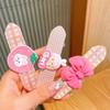 Tocado de Borlas para Niñas Lazo Cinta de Hielo Princesa Niña Pequeña Copo de Nieve Accesorios para el Cabello Horquilla para el Cabello Infantil