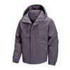 Jaqueta com Capuz Casual Nova para Outono e Primavera Masculina Marca Moderna Roupa de Trabalho Estilo Americano Jaqueta Masculina com Múltiplos Bolsos