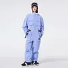 Macacão de esqui masculino e feminino Looser 24-25, à prova d'água, quente, snowboard, estilo americano, peça única