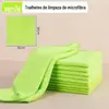 Pano de Mesa Multiuso de Fibra Ultrafina Mais Vendido, que Absorve Água e Não Solta Fiapos, Toalha Doméstica de Cozinha, Pano de Limpeza Específico para Hotel