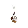 Collar Redondo de Ratán con Cuentas de Madera Estilo Étnico, Lujo Ligero, Moda de Alta Gama, Cadena Sencilla para Suéter, Accesorio de Diseño de Nicho