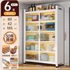 Estante de Almacenamiento Multifuncional de Cocina Piso Almacenamiento Multicapa Gabinete Estante para Horno de Microondas Gabinete Doméstico Gabinete de Almacenamiento Alacena