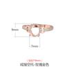 Anel de Prata de Lei S925 Porta Vazio para Homens e Mulheres Design Simples de Luxo Acessível Japonês e Coreano Cravejado com Jade Cera de Abelha Porta Anel Porta Vazio