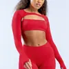 Ropa de Yoga Dfyne de Manga Larga Transfronteriza, Ropa Exterior Versátil, Tops de Fitness de Secado Rápido, Ropa Deportiva para Correr y Entrenamiento, Chales para Mujer
