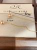 Pendientes de Perla Color Champagne Elegantes Cálidos Gama Alta Sencillos de Moda Combinan con Todo Pendientes de Otoño e Invierno Nuevas Explosiones de Pendientes para Mujer