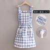 Princesa Saia Avental Casa Cozinha Respirável Elegante Manga À Prova de Óleo Roupas de Trabalho Verão Feminino Nova Moda Avental Mulheres