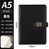 Cuaderno de Negocios a5 al por mayor simple de cuero bloc de notas logo personalizado registro de reunión de oficina b5 en stock cuaderno