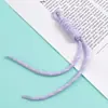 Nuevo Llavero de Cuerda Trenzada de Colores Estilo Ins de Moda DIY Cuerda Nudada Cuerda Trenzada Accesorio Creativo de Moda para Bolso