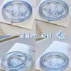 Venta directa del fabricante: Pulsera de Calcedonia Aguamarina para Niñas Jóvenes, Estilo Barra Redonda, Barra de Belleza Tipo Hielo, Alta Calidad de Hielo