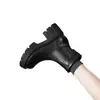 Botines Gruesos para Mujer 2026 Otoño/Invierno Nuevos Botines Estilo Británico Delgados de Suela Suave con Forro de Felpa para Mujeres Menudas Botas Martin