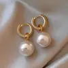 Pendientes de Perla y Diamante Completo Estilo Influencer para Mujer 2026 Nuevo Estilo Caliente Sentido de Alta Gama Lujo Ligero Ear Cuff de Dos Vías Hermosos Accesorios para Pendientes