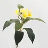 Flores de Plumeria Realistas de Alta Qualidade para Paisagismo de Jardim, Folhagem Artificial, Flores Artificiais para Decoração de Sala de Estar em Casa, Plantas, Árvores e Acessórios de Cabelo