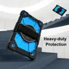 Funda Adecuada para Tableta Samsung A11 Tab 8.7 Pulgadas 2025 Cubierta Protectora de Silicona Samsung X115 Correa para la Muñeca Funda Dura Anticaídas
