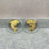 Concha de Agua Oro Puro 999 Tesoro de Riqueza Gato de la Fortuna Pegatina Dorada para Teléfono Móvil Tienda de Oro Promoción de Transmisión en Vivo Regalo para Atraer Clientes