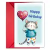 [Cartão de Feliz Aniversário] Conjunto de Cartão de Cumprimentos e Envelope Amazon Desejos de Aniversário Presentear Cartão de Cumprimentos Escrevível