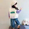 Chaleco de Peluche de Dibujos Animados para Niñas, Nuevo Estilo Otoño/Invierno 2026, Chaqueta Chaleco Engrosada para Niños, Top Elegante para Bebés