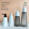 Cone branco de plástico PET garrafa plástica Pressione frasco de espuma para shampoo masculino sub-frasco cosmético