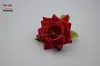 Tamaño pequeño/mediano/grande simulación flor de rosa de franela cabeza flor de rosa de franela DIY ramillete flor de muñeca accesorios abanico redondo decoración de flor adornos de boda