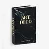 Novo livro falso de luxo leve transfronteiriço dourado, modelo de livro de simulação urbana moderno, ornamento decorativo de livro de exibição com carimbo dourado criativo